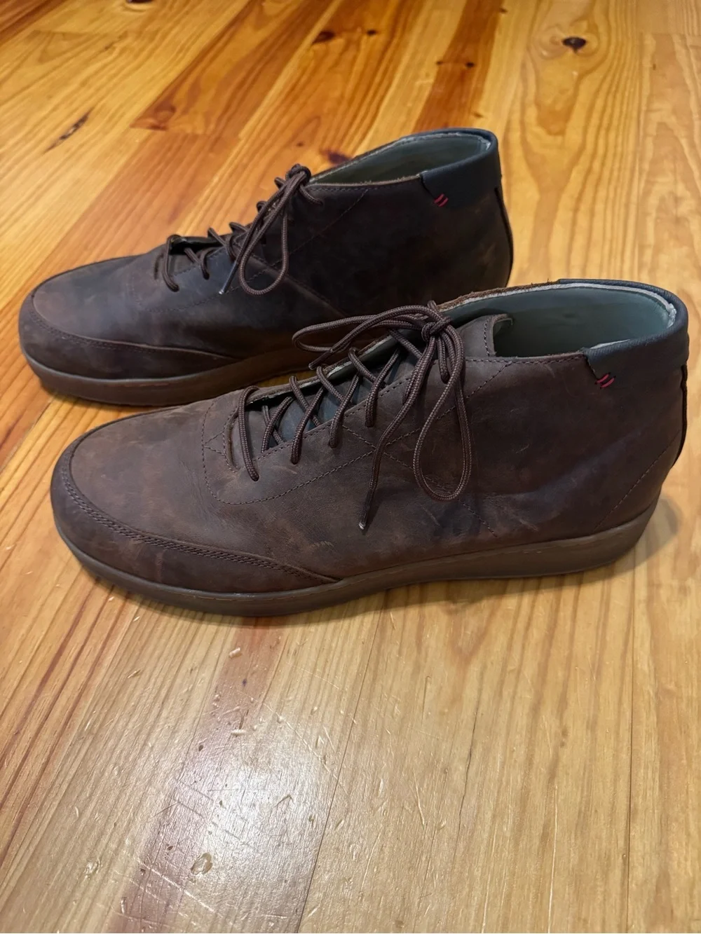 Red Wing 2180 Draftsmith Aluminum Toe Chukka Work Boots Mens 14 D Brown Leather